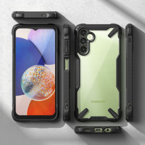 Husa telefon Samsung Galaxy A14 4G / 5G - Ringke Fusion X - Black - Img 3