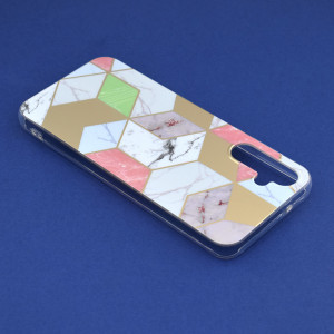 Husa telefon Samsung Galaxy A14 4G / A14 5G - Techsuit Marble Series - Purple Hex - Img 3