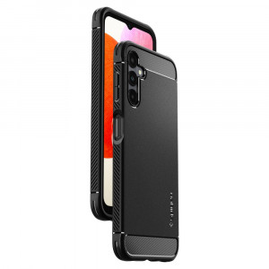 Husa telefon Samsung Galaxy A14 4G - Spigen Rugged Armor - Black - Img 3