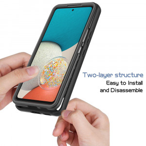 Husa telefon Samsung Galaxy A33 5G + Folie - Techsuit Defense360 Pro - Black - Img 3