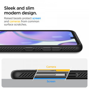 Husa telefon Samsung Galaxy A33 5G - Spigen Liquid Air - Matte Black - Img 3