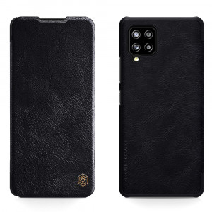 Husa telefon Samsung Galaxy A42 5G - Nillkin QIN Leather Case - Black - Img 1
