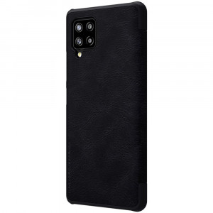 Husa telefon Samsung Galaxy A42 5G - Nillkin QIN Leather Case - Black - Img 2