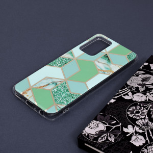 Husa telefon Samsung Galaxy A52 4G / A52 5G / A52s 5G - Techsuit Marble Series - Green Hex - Img 4