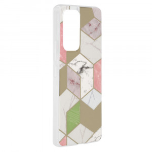 Husa telefon Samsung Galaxy A53 5G - Techsuit Marble Series - Purple Hex - Img 2