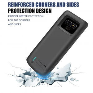 Husa telefon Samsung Galaxy Note 9 cu Baterie de 5000mAh - Techsuit Power Pro - Black - Img 3