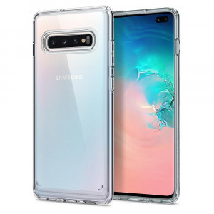 Husa telefon Samsung Galaxy S10 Plus - Spigen Ultra Hybrid - Crystal Clear - Img 2