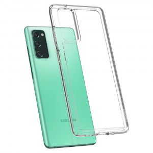 Husa telefon Samsung Galaxy S20 FE 4G / S20 FE 5G - Spigen Ultra Hybrid - Crystal Clear - Img 4