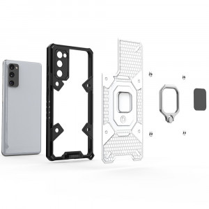 Husa telefon Samsung Galaxy S20 FE / S20 FE 5G - Techsuit Honeycomb Armor - Black - Img 3