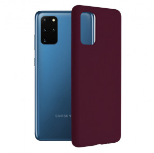 Husa telefon Samsung Galaxy S20 Plus 4G / S20 Plus 5G - Techsuit Soft Edge Silicone - Plum Violet - Img 1