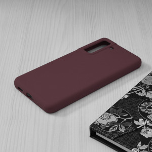 Husa telefon Samsung Galaxy S21 FE 5G - Techsuit Soft Edge Silicone - Plum Violet - Img 4