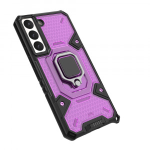 Husa telefon Samsung Galaxy S22 Plus 5G - Techsuit Honeycomb Armor - Rose-Violet - Img 4