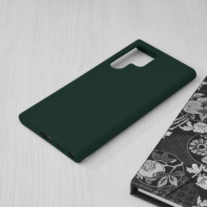 Husa telefon Samsung Galaxy S22 Ultra 5G - Techsuit Soft Edge Silicone - Dark Green - Img 2