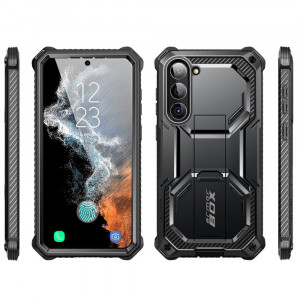 Husa telefon Samsung Galaxy S23 Plus + Folie - I-Blason Armorbox - Black - Img 3