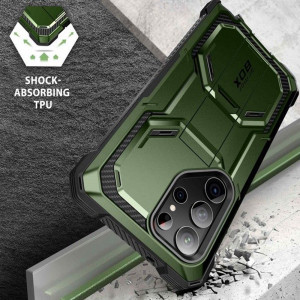 Husa telefon Samsung Galaxy S23 Ultra + Folie - I-Blason Armorbox - Guldan - Img 4
