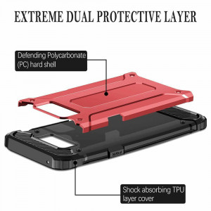 Husa telefon Samsung Galaxy S6 G920 - Techsuit Hybrid Armor - Black - Img 2