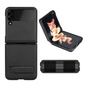 Husa telefon Samsung Galaxy Z Flip3 5G - Nillkin QIN Vegan Leather Case - Black