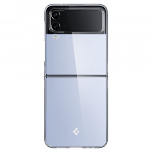 Husa telefon Samsung Galaxy Z Flip4 - Spigen Air Skin - Crystal Clear - Img 3
