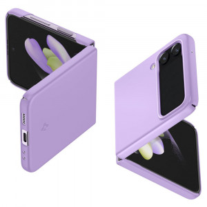Husa telefon Samsung Galaxy Z Flip4 - Spigen Air Skin - Rose Purple - Img 1