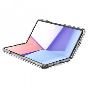Husa telefon Samsung Galaxy Z Fold3 5G - Spigen Ultra Hybrid - Crystal Clear - Img 4