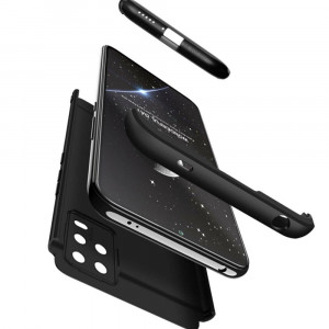 Husa telefon Xiaomi Mi 10 Lite + Folie - GKK 360 - Black - Img 2