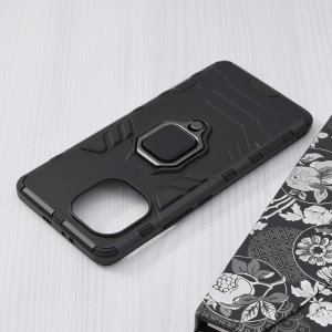 Husa telefon Xiaomi Mi 11 - Techsuit Silicone Shield - Black - Img 3