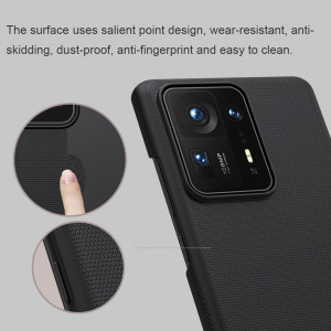 Husa telefon Xiaomi Mix 4 - Nillkin Super Frosted Shield - Black - Img 2