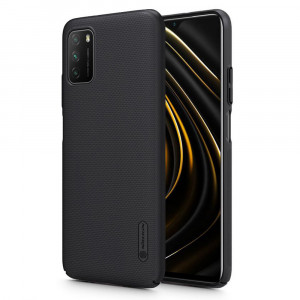 Husa telefon Xiaomi Poco M3 - Nillkin Super Frosted Shield - Black - Img 1