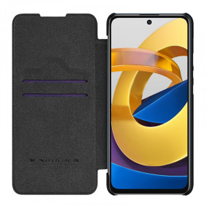 Husa telefon Xiaomi Poco M4 Pro 5G - Nillkin QIN Leather Case - Black - Img 2
