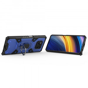 Husa telefon Xiaomi Poco X3 / Poco X3 NFC / Poco X3 Pro - Techsuit Honeycomb Armor - Blue - Img 2