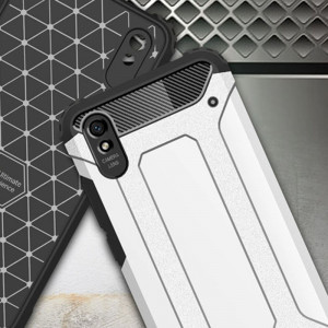 Husa telefon Xiaomi Redmi 9A / Redmi 9AT - Techsuit Hybrid Armor - Black - Img 3