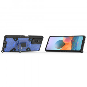 Husa telefon Xiaomi Redmi Note 10 Pro / Note 10 Pro Max - Techsuit Honeycomb Armor - Blue - Img 2