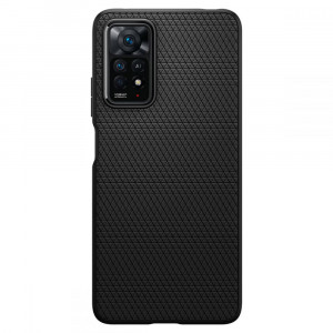 Husa telefon Xiaomi Redmi Note 11 Pro 4G / Note 11 Pro 5G - Spigen Liquid Air - Matte Black - Img 4