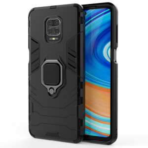 Husa telefon Xiaomi Redmi Note 9S / Note 9 Pro / Note 9 Pro Max - Techsuit Silicone Shield - Black - Img 1