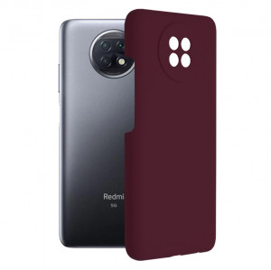 Husa telefon Xiaomi Redmi Note 9T 5G - Techsuit Soft Edge Silicone - Plum Violet - Img 1