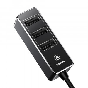 Incarcator auto 4xUSB 5.5A - Baseus Enjoy Together (CCTON-01) - Black - Img 4