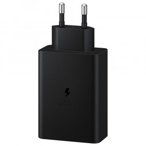 Incarcator Priza 2x Type-C/USB PPS, PD 65W, QC 3.0, AFC, FCP - Samsung (EP-T6530NBEGEU) - Black (Blister Packing) - Img 3