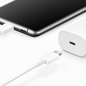 Incarcator Priza Fast Charging, PD 25W, cablu Type-C la Type-C 3A - Samsung (EP-TA800XBEGWW) - Black (Blister Packing) - Img 4