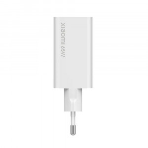 Incarcator Priza GaN Fast Charging 65W cu Cablu Type-C la Type-C - Xiaomi Mi - White (Blister Packing) - Img 2