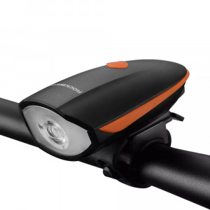 Lanterna pentru Bicicleta 1200mAh, 250lm - RockBros Front T6 LED (7588-OR) - Orange - Img 1
