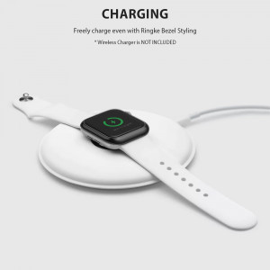 Rama pentru Apple Watch 1 / 2 / 3 (38mm) - Ringke Bezel Styling - Glossy Silver - Img 4