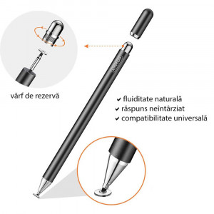 Stylus Pen Compatibil cu Android, iOS - JoyRoom (JR-BP560) - Black - Img 4