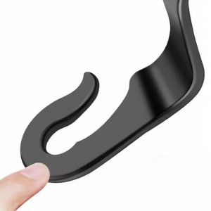 Suport Auto Geanta - Techsuit Headrest Hangers (ABS-OTH1) - Black - Img 4
