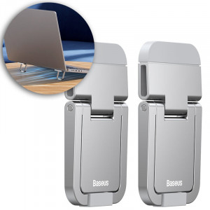 Suport Laptop pentru Birou (set 2) - Baseus (LUZC000012) - Silver - Img 1