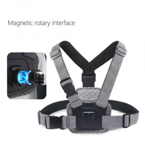 Suport pentru Camera cu Prindere la Piept - Techsuit (JX-002) - Gray - Img 3