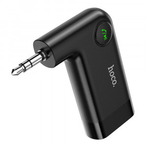 Adaptor Audio Jack la Bluetooth - Hoco Dawn (E53) - Black - Img 1