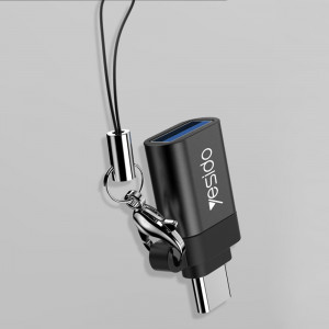 Adaptor OTG Type-C la USB 3.0 5Gbps - Yesido (GS06) - Black - Img 2