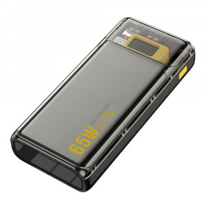 Baterie Externa 2xUSB, Type-C, Micro-USB, Fast Charge 65W, 3A, 20000mAh - Hoco Discovery Edition (Q13) - Black - Img 2