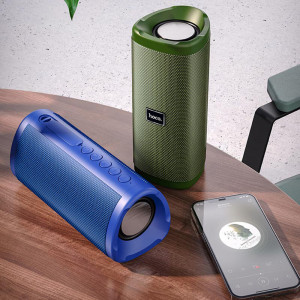 Boxa Portabila Bluetooth 5.0, 2x5W - Hoco Bella (HC4) - Army Green - Img 2