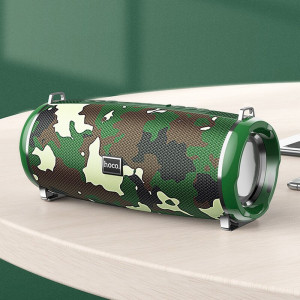 Boxa Portabila Bluetooth 5.0, 2x5W - Hoco Xpress (HC2) - Camouflage Green - Img 3